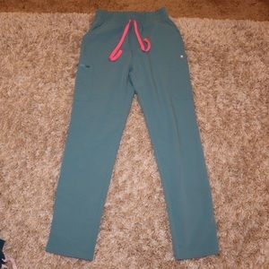 Figs limited edition blue and pink bottoms size small tall ST